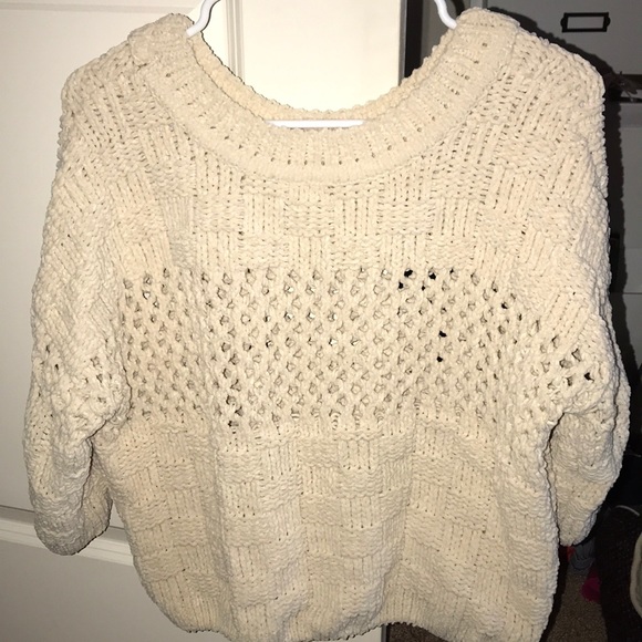 Anthro Cropped Sweater - Picture 7 of 7